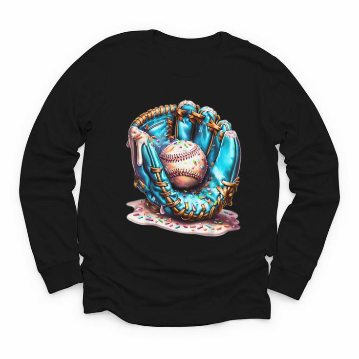 Baseball Lifestyle Apparel Youth Baseball Drip Ice Cream Youth Long Sleeve Tee