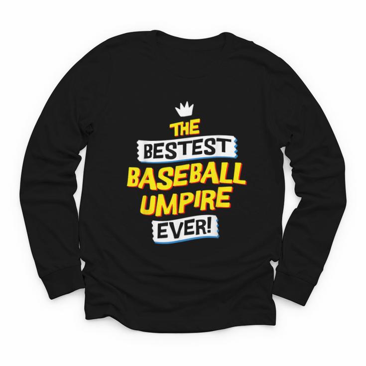 Best Baseball Umpire Job Occupation Youth Long Sleeve Tee