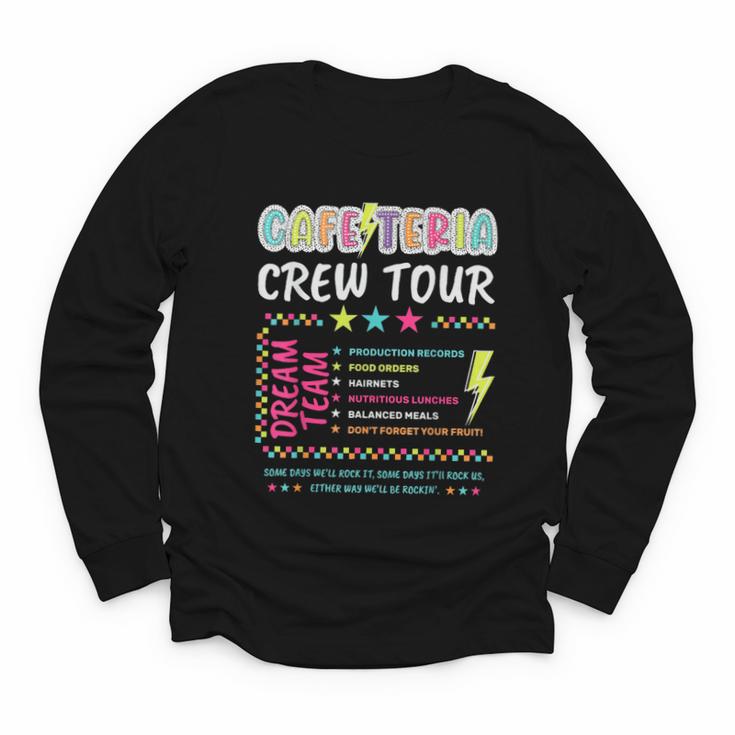 Cafeteria Crew Tour Lunch Lady Dream Team Back To School Youth Long Sleeve Tee