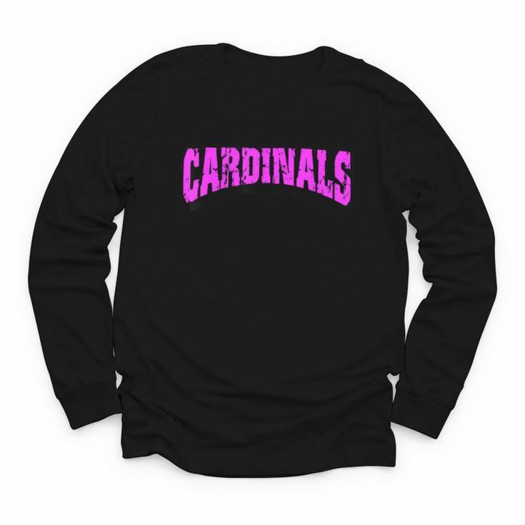 Cardinals Back To School Spirit Pk Youth Long Sleeve Tee