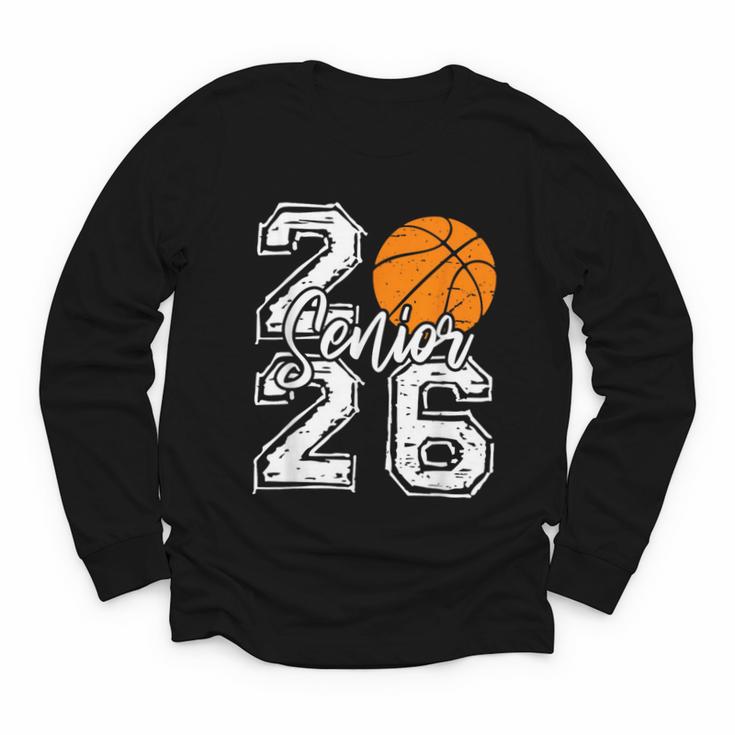 Class Of 2026 Basketball Senior 2026 Back To School Youth Long Sleeve Tee