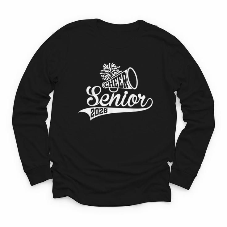 Class Of 2026 Senior Year Cheer Back To School Cheerleader Youth Long Sleeve Tee