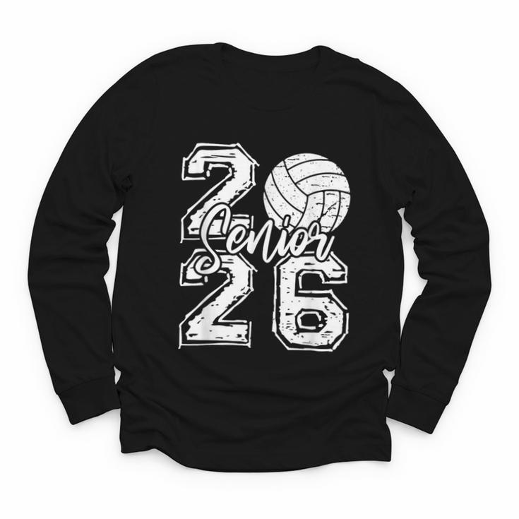 Class Of 2026 Volleyball Senior 2026 Back To School Youth Long Sleeve Tee