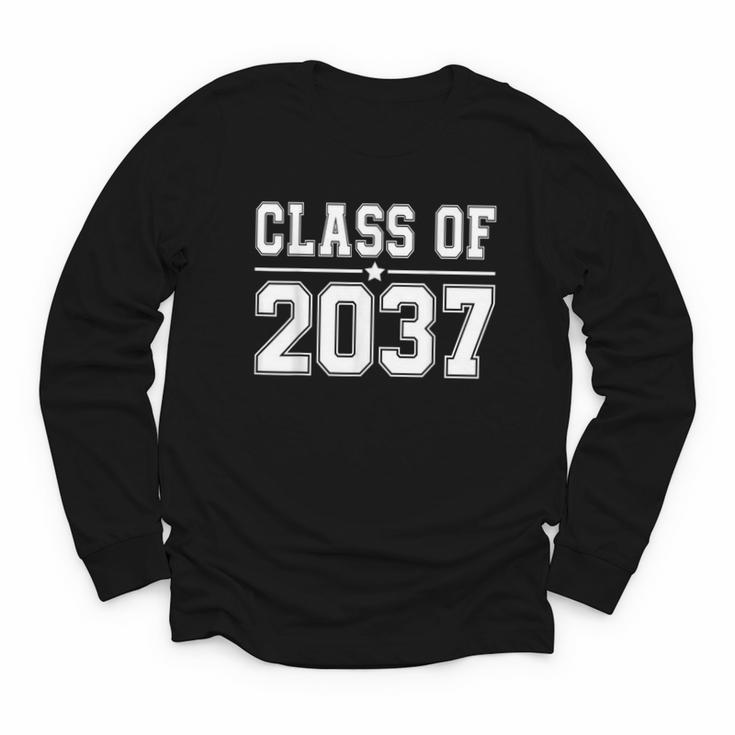 Class Of 2037 Grow With Me Back To School Kindergarten 2037 Youth Long Sleeve Tee