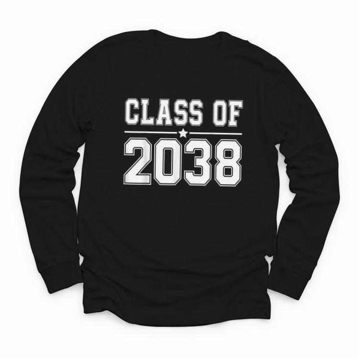 Class Of 2038 Grow With Me Back To School Kindergarten 2038 Youth Long Sleeve Tee
