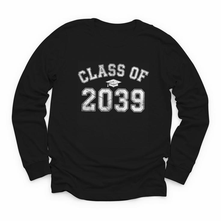 Class Of 2039 Grow Witih Me School Back To School First Day Youth Long Sleeve Tee