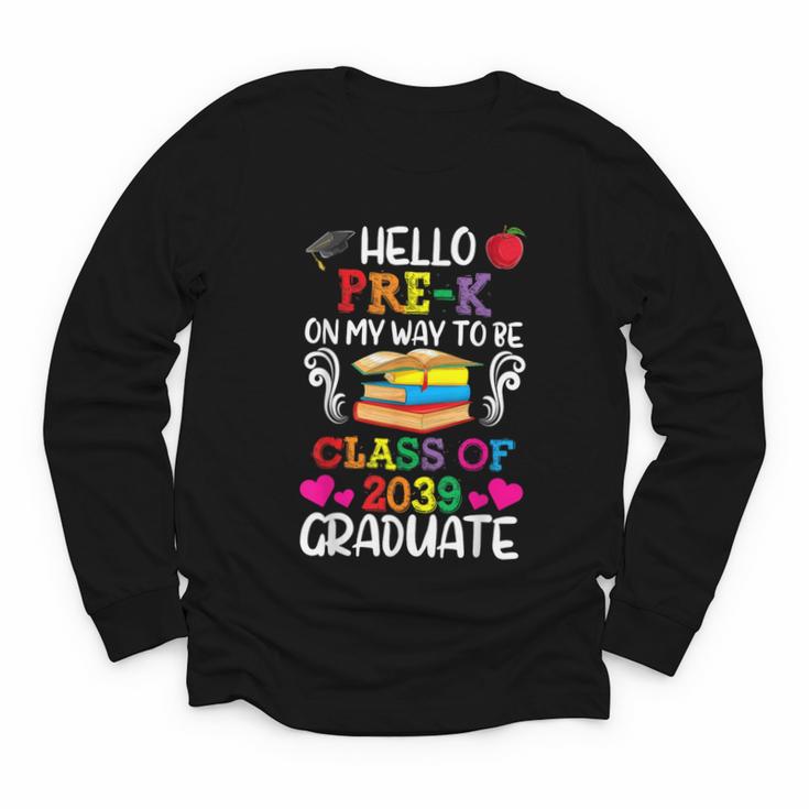 Class Of 2039 For Kids Back To School Pre-K Youth Long Sleeve Tee