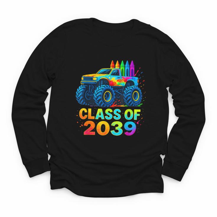Class Of 2039 Monster Truck Kindergarten Back To School Boys Youth Long Sleeve Tee