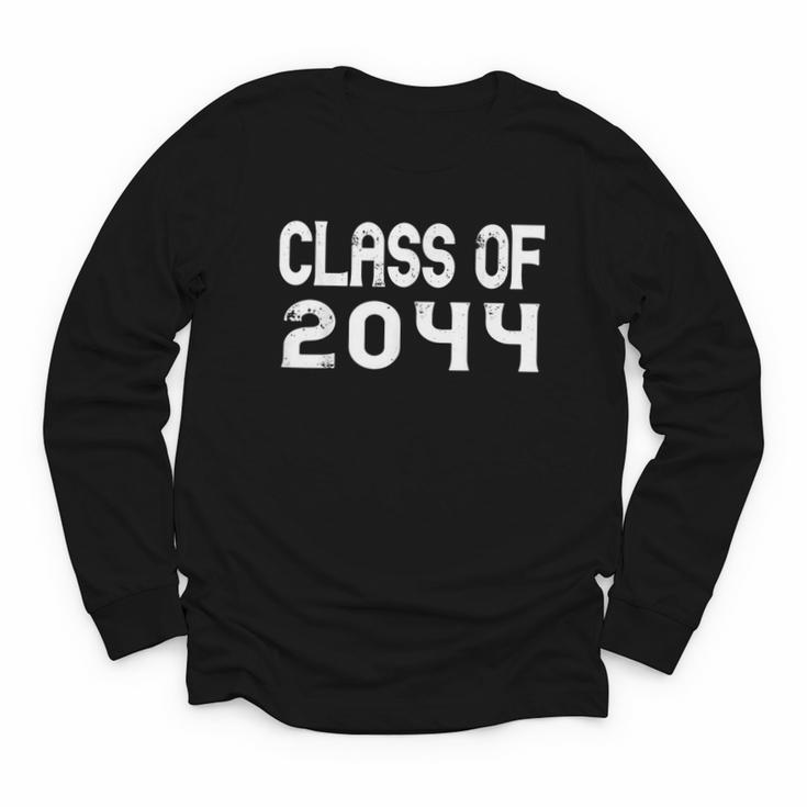 Class Of 2044 Grow With Me Graduation Back To School Youth Long Sleeve Tee