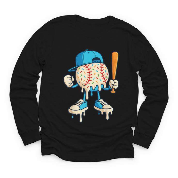 Cool Drip Baseball Shirt Youth Baseball Drip Youth Long Sleeve Tee