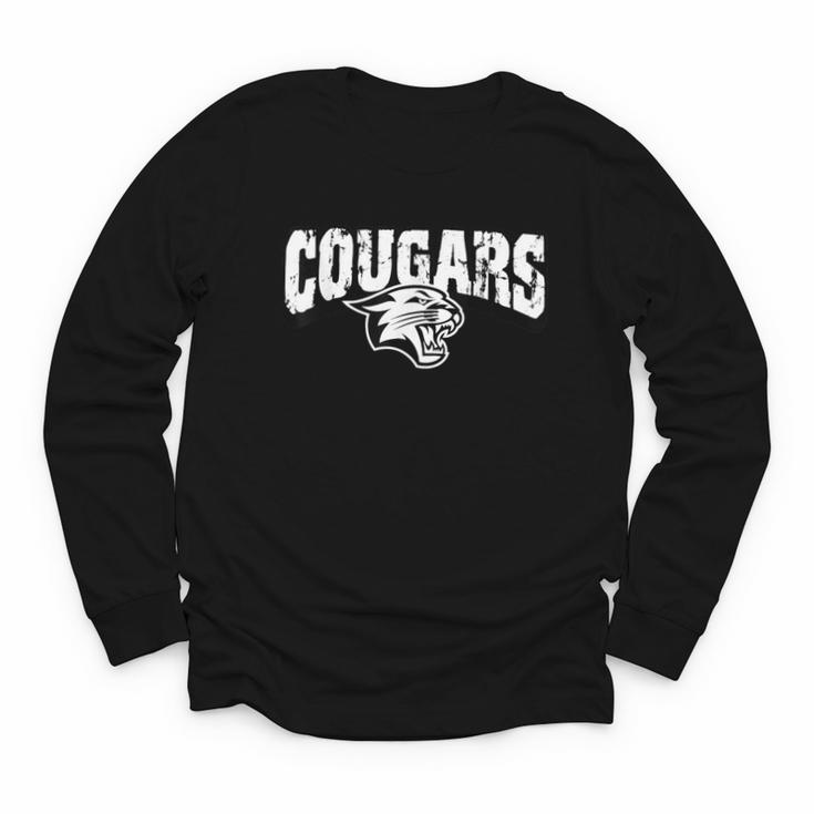 Cougars Back To School Spirit Youth Long Sleeve Tee