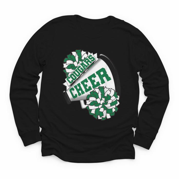 Cougars Cheer Back To School Cheerleading Spirit G Youth Long Sleeve Tee