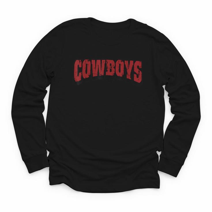 Cowboys Back To School Spirit M Youth Long Sleeve Tee