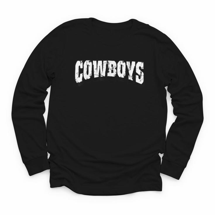 Cowboys Back To School Spirit Youth Long Sleeve Tee
