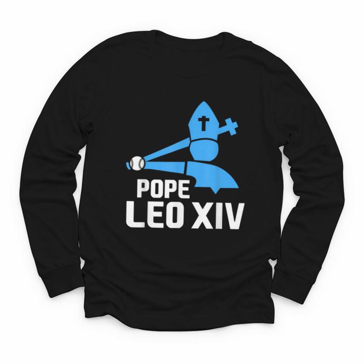 Da Pope Leo XIV Baseball Youth Long Sleeve Tee