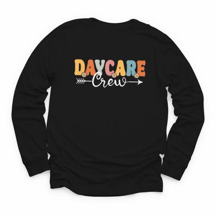 Daycare Crew Back To School Childcare Provider Youth Long Sleeve Tee