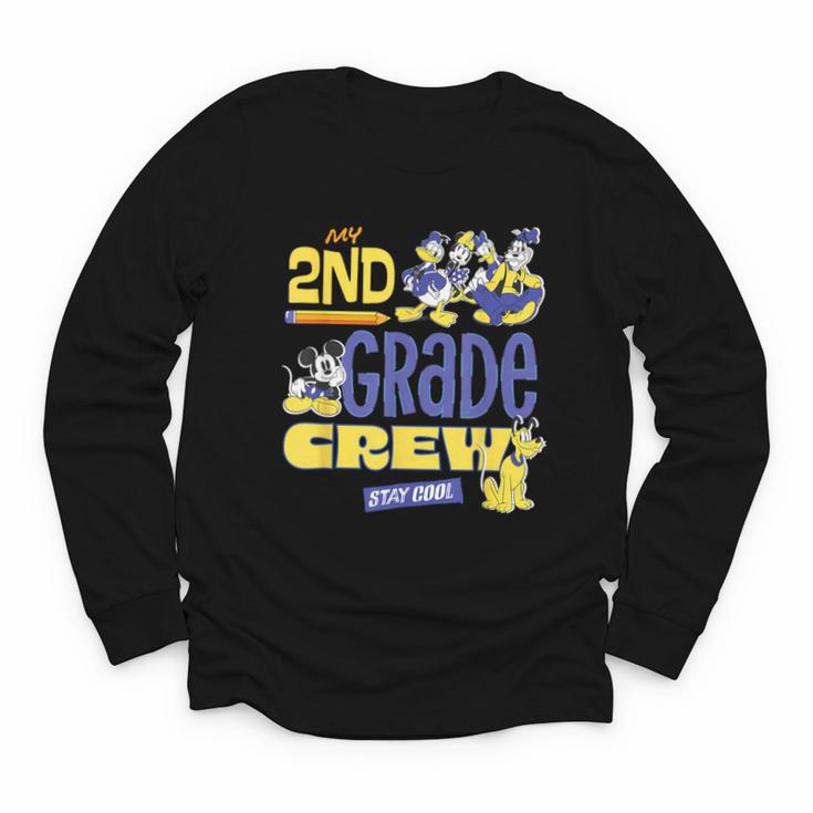 Disney My 2nd Grade Crew Stay Cool Back To School Friends Youth Long Sleeve Tee
