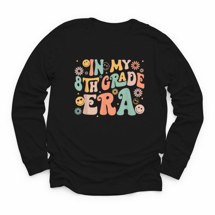 In My Eighth Grade Era Retro 8th Grade Back To School Youth Long Sleeve Tee