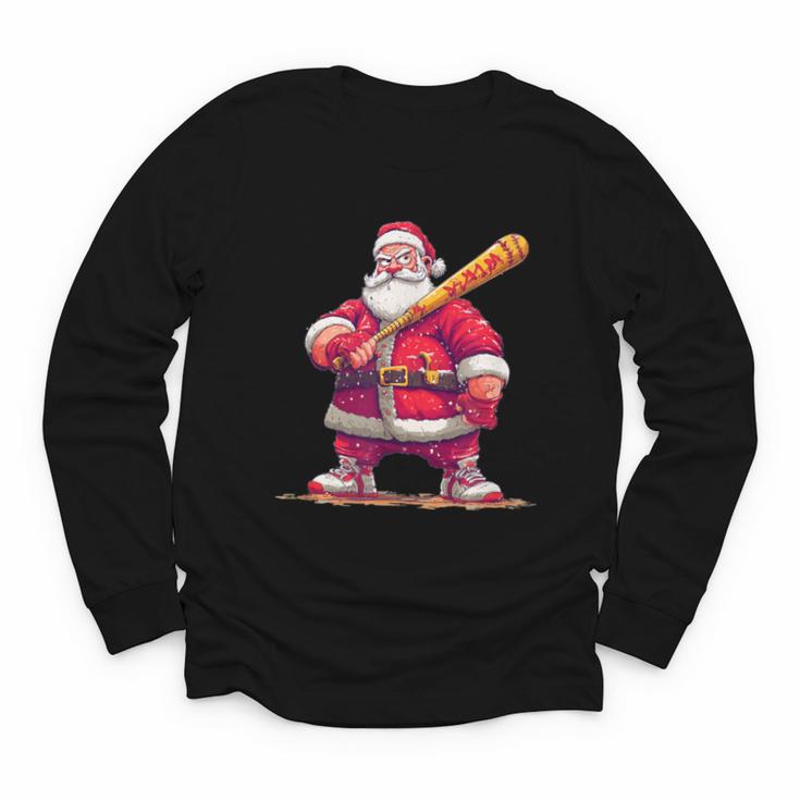 Festive Baseball Bat Costume For Adults And Kids Youth Long Sleeve Tee