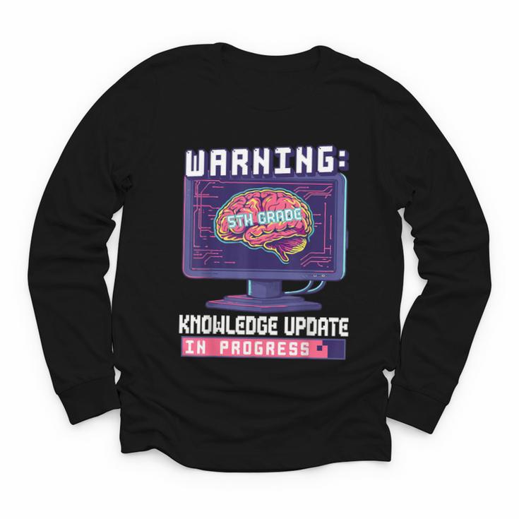Fifth Grade Back To School Shirts Kids Girls Boys Computers Youth Long Sleeve Tee