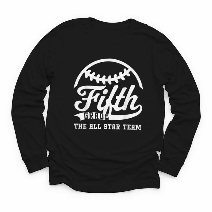 Fifth Grade All Star Team Back To School Youth Long Sleeve Tee