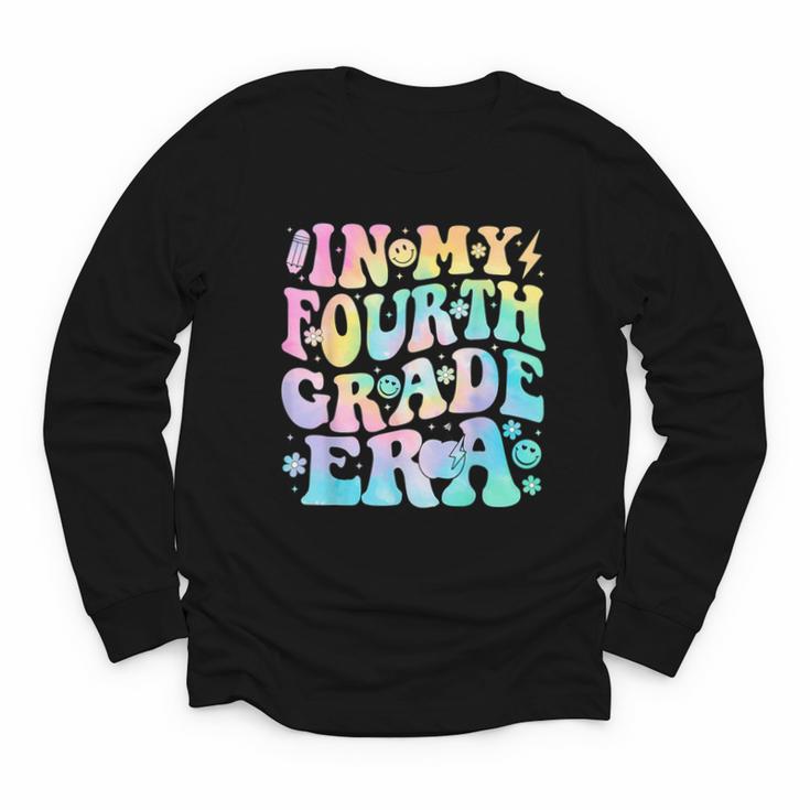 In My Fourth Grade Era Girl Tie Dye 4th Grade Back To School Youth Long Sleeve Tee