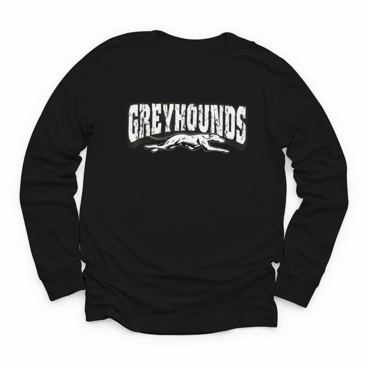 Greyhounds Mascot Back To School Team Spirit Youth Long Sleeve Tee