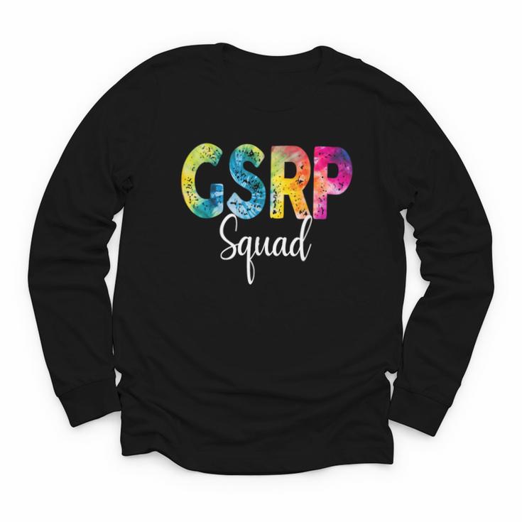 GSRP Squad Tie Dye Back To School Women Appreciation Youth Long Sleeve Tee