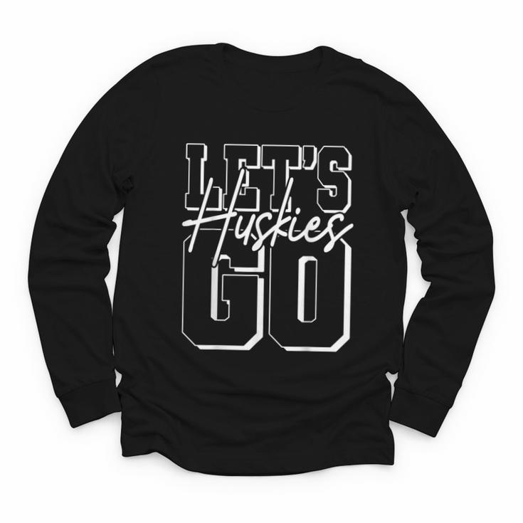 Huskies Back To School Spirit Youth Long Sleeve Tee