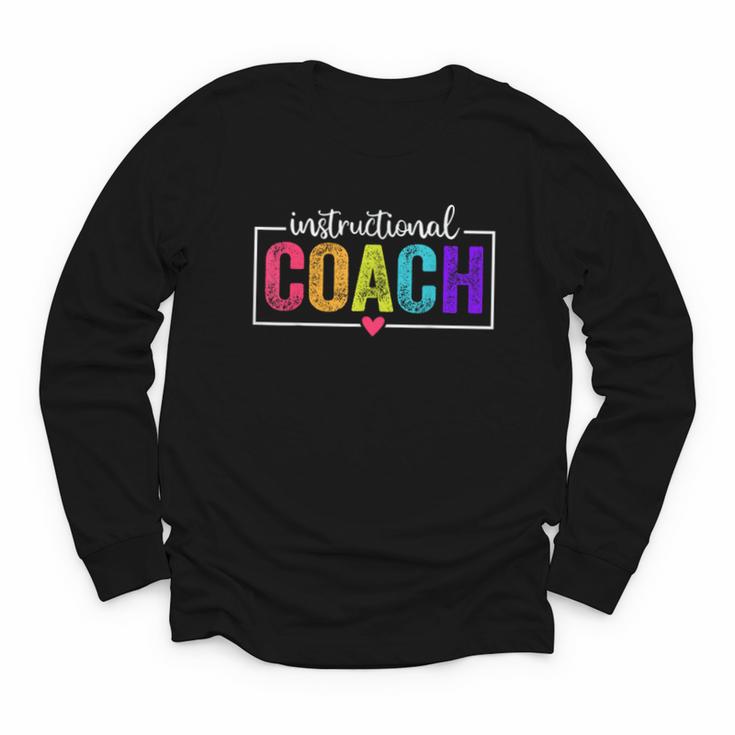 Instructional Coach Appreciation Back To School Youth Long Sleeve Tee