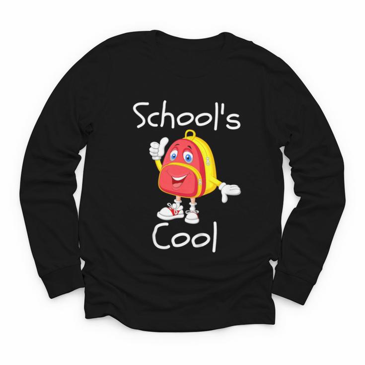 Kids School's Cool Saying Back To School For Kids Youth Long Sleeve Tee
