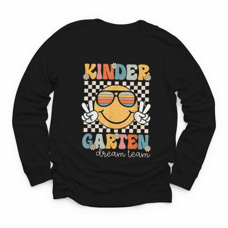 KinderGarten Dream Team Smile Retro Back To School Kinder Youth Long Sleeve Tee