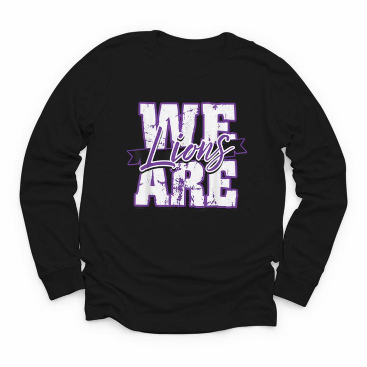 Lions Back To School Spirit P Youth Long Sleeve Tee