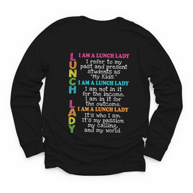Lunch Hero Squad Lunch Ladies Cafeteria Crew Back To School Youth Long Sleeve Tee