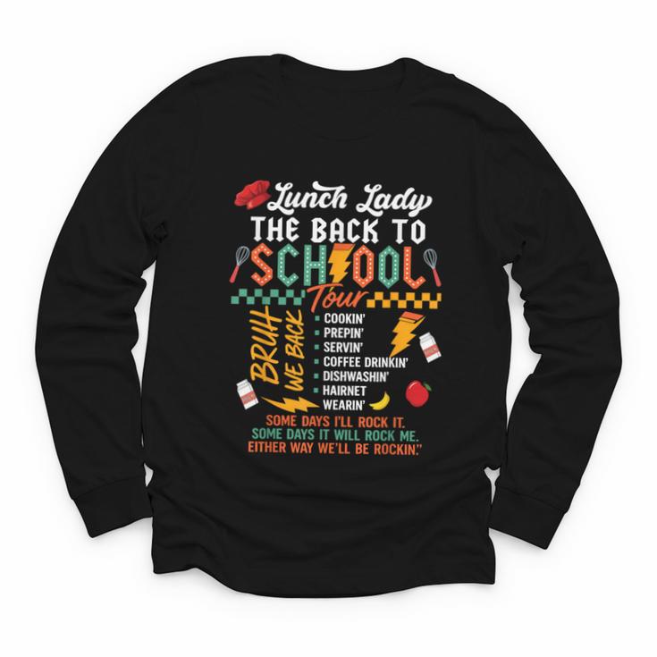 Lunch Lady Back To School Tour Youth Long Sleeve Tee