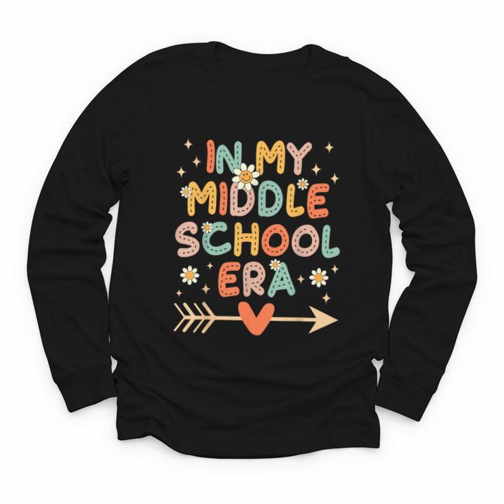 In My Middle School Era Back To School Outfits For Teache Youth Long Sleeve Tee