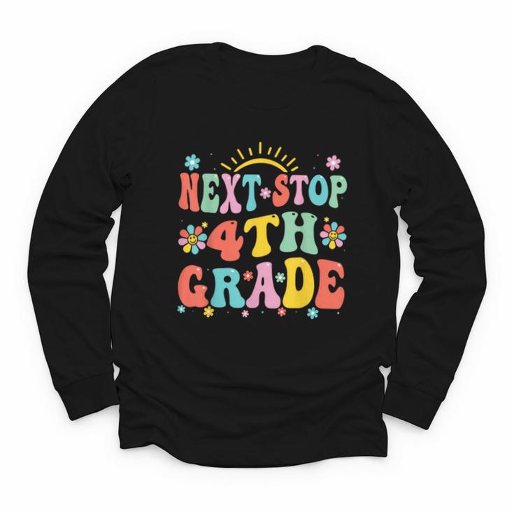 Next Stop 4th Grade Graduation To Forth Grade Back To School Youth Long Sleeve Tee