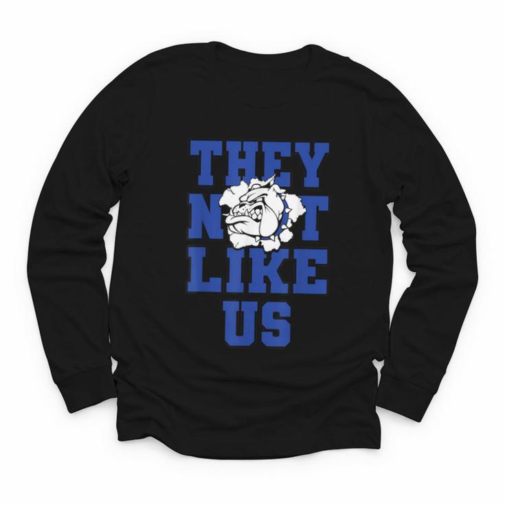 Not Like Bulldog Back To School Spirit B Youth Long Sleeve Tee