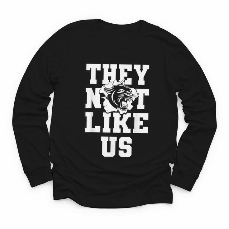 Not Like Panthers Back To School Spirit Youth Long Sleeve Tee