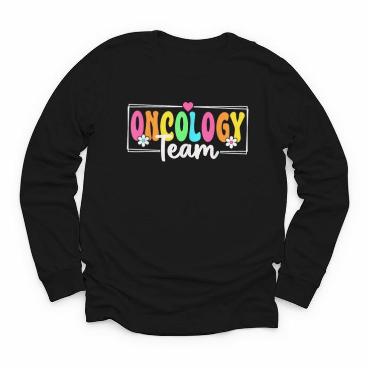 Oncology Team Nurse Back To School Nursing Nurse Squad Youth Long Sleeve Tee