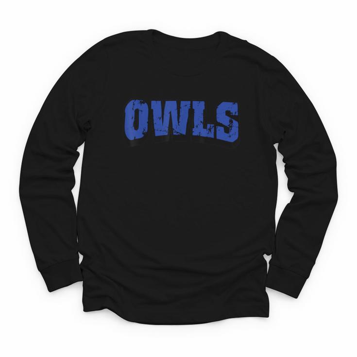 Owls Back To School Spirit B Youth Long Sleeve Tee