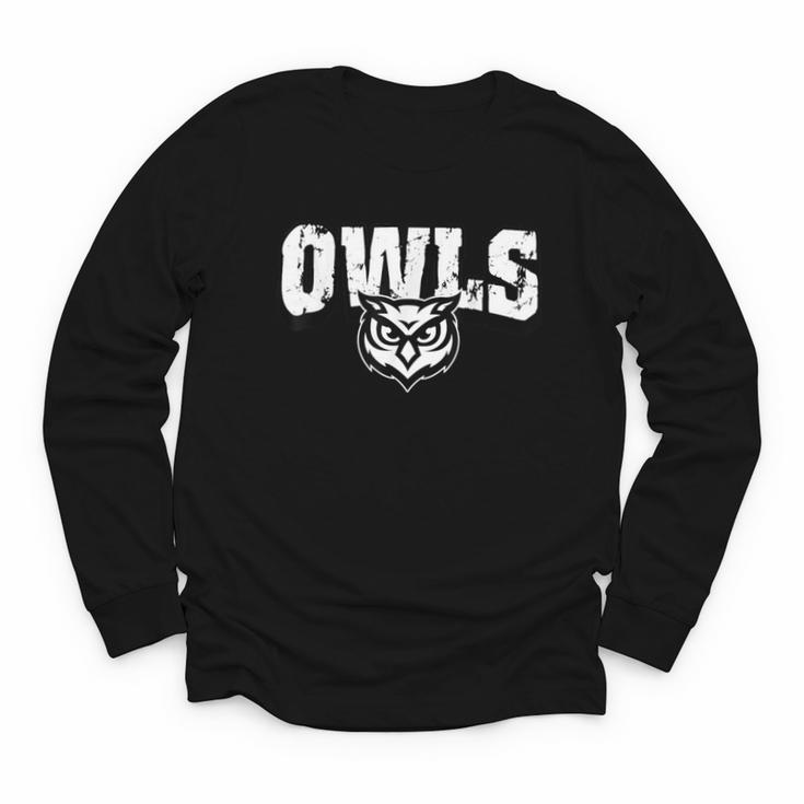 Owls Back To School Spirit Youth Long Sleeve Tee