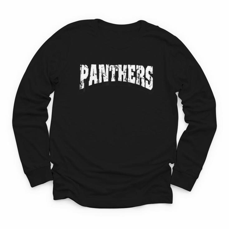 Panthers Back To School Spirit Youth Long Sleeve Tee