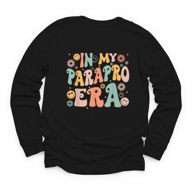 In My Parapro Era Retro Back To School Youth Long Sleeve Tee