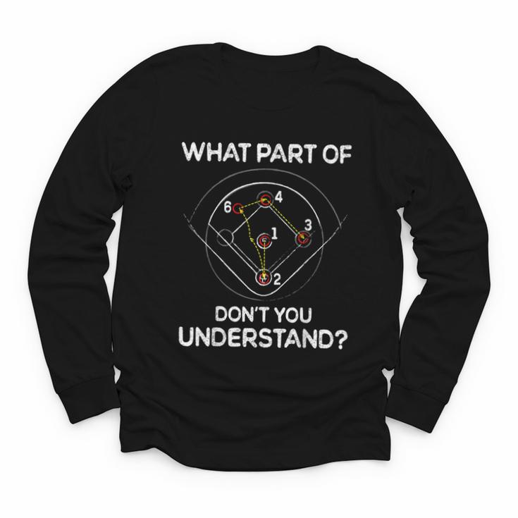 What Part Of Dont You Understand 6432 Baseball Youth Long Sleeve Tee