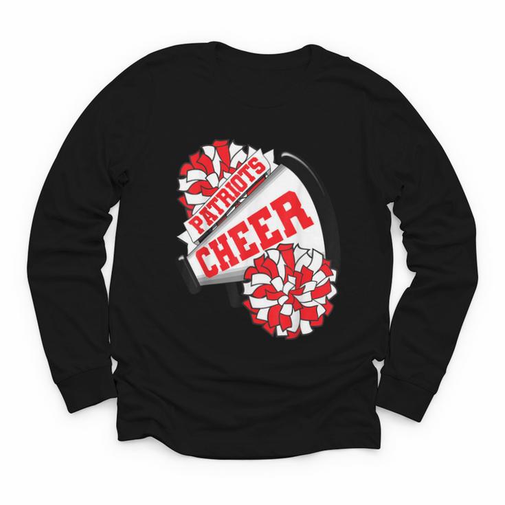 Patriots Cheer Back To School Cheerleading Spirit R Youth Long Sleeve Tee