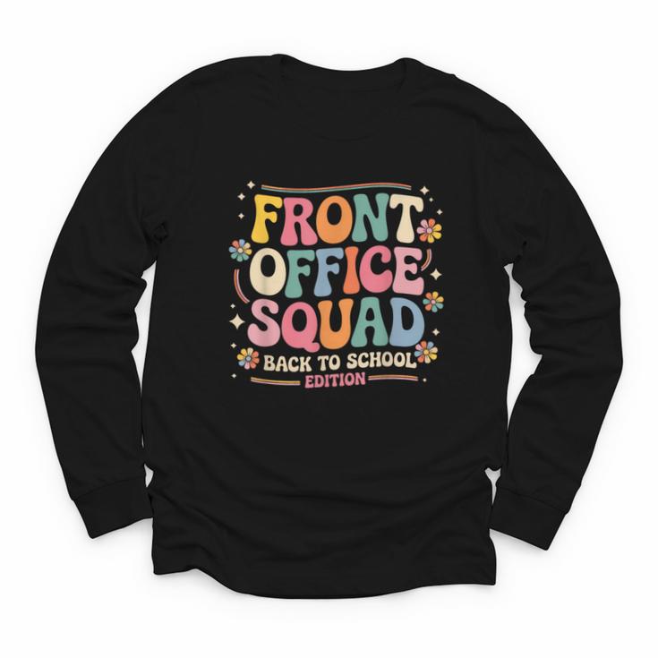 Retro Front Office Squad Back To School Edition Youth Long Sleeve Tee