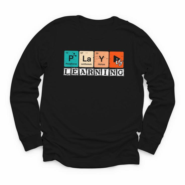 Retro Play Is Learning Back To School First Day Of School Youth Long Sleeve Tee