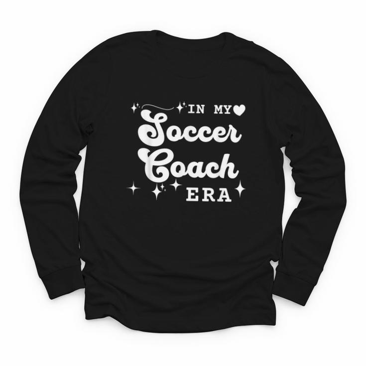 Retro In My Soccer Coach Era Back To School Youth Long Sleeve Tee