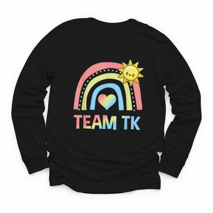 Retro Team TK Back To School Transitional Kindergarten Youth Long Sleeve Tee